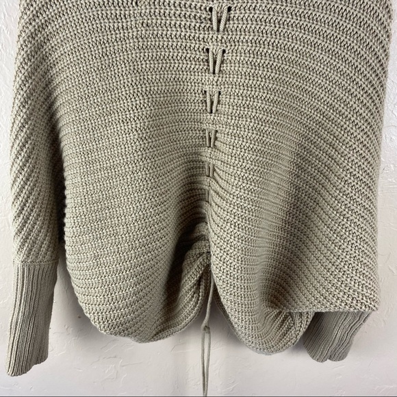 Altar'd State Forever Flurry Tan Faux Fur Collar Cardigan Sweater Size Small - Picture 8 of 13